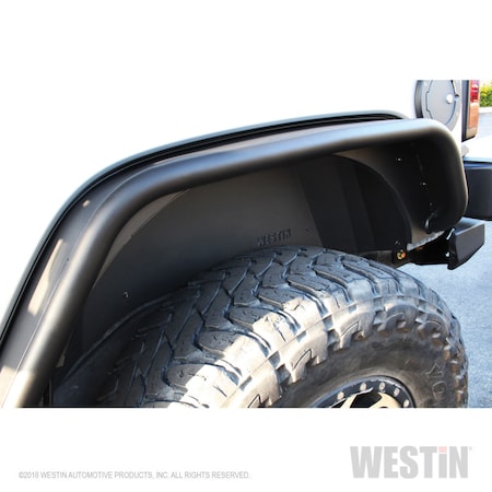 Westin Automotive 07-C WRANGLER(EXCL 2018 JL)TEXTURED BLACK INNER FENDERS - REAR 62-11015